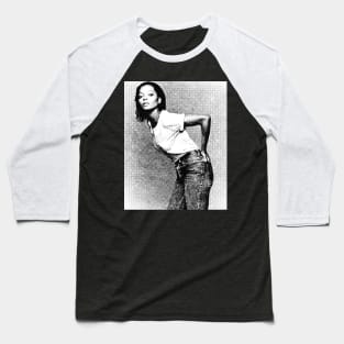 Diana Ross Halftone Baseball T-Shirt